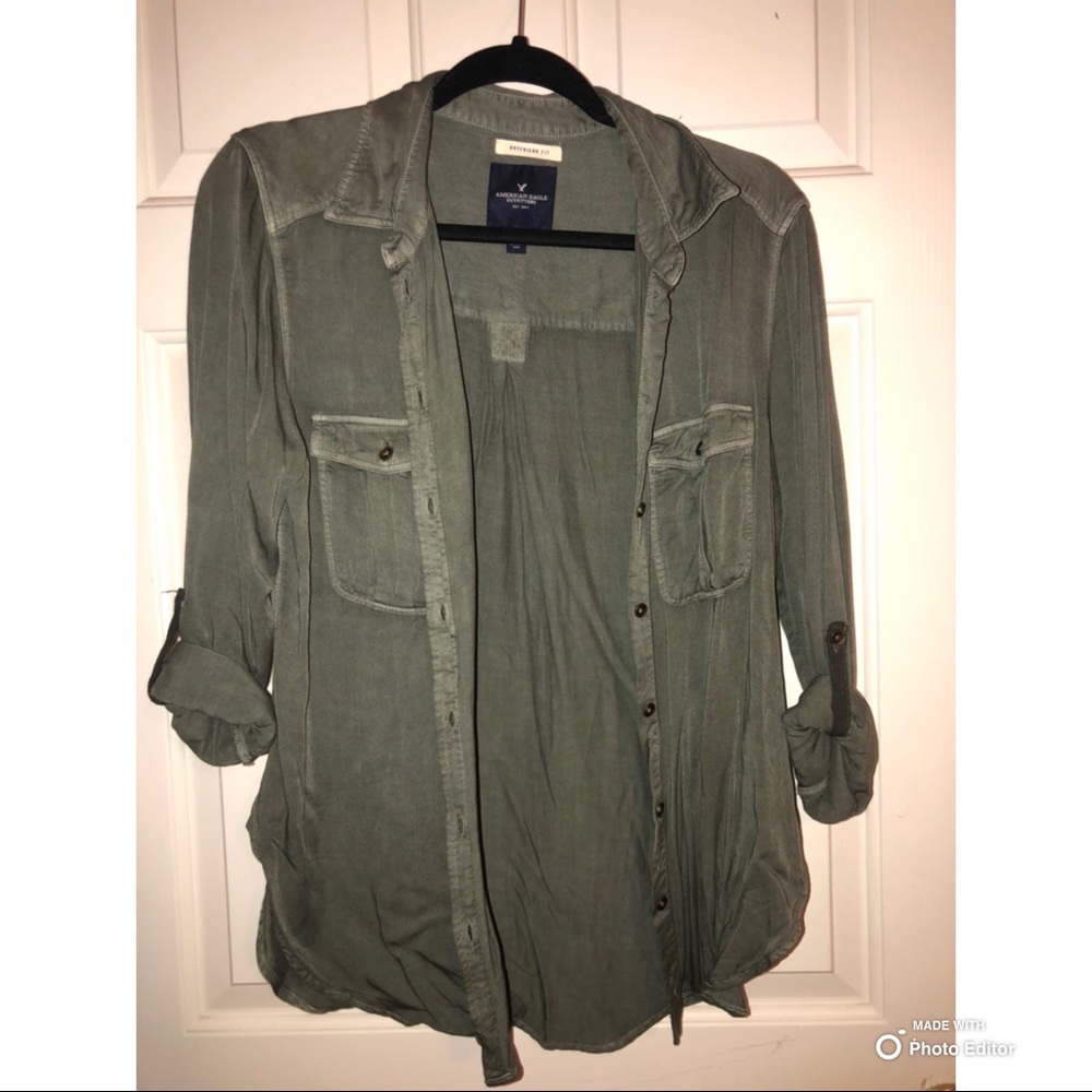 American Eagle Cargo Shirt